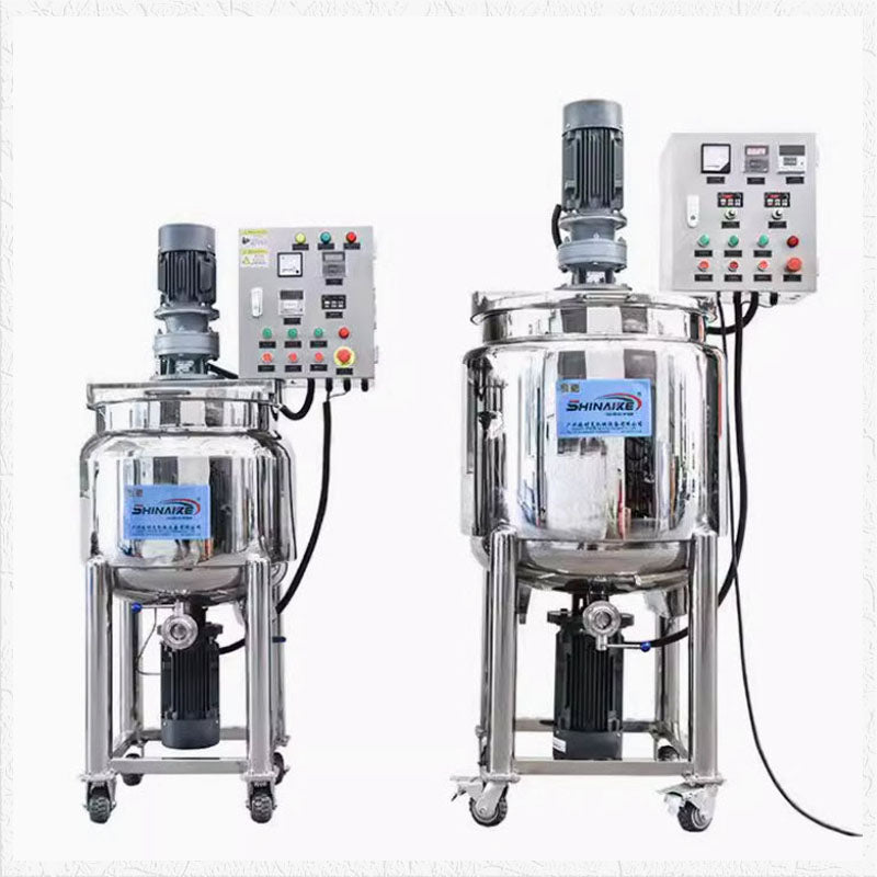 ถังผสมหม้อกวนโฮโมจีไนเซอร์ Homogenizer Mixing Tank 100L-200L 220v-380v 1.1w-2.2w 0-2880 rpm 100 องศา