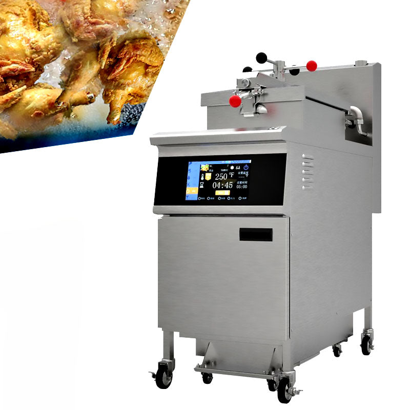 หม้อทอดแรงดันไฟฟ้าระบบสัมผัส Electric Pressure Fryer 3N~380V/50Hz 90~190°C 17 kW 60 ลิตร