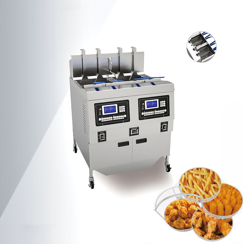 เครื่องทอดไฟฟ้าระบบยกอัตโนมัติ Auto-Lifting Electric Fryer 3N~380V/50Hz 27 kW 90~190°C 50L