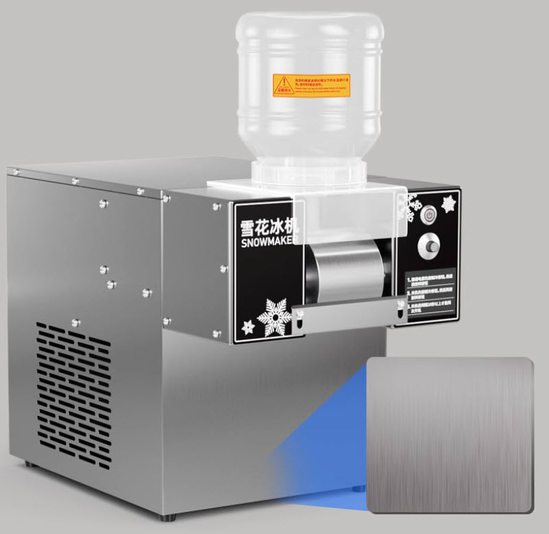 เครื่องทำบิงซูและน้ำแข็งไส Bingsu Machine 220V 360W สแตนเลส304