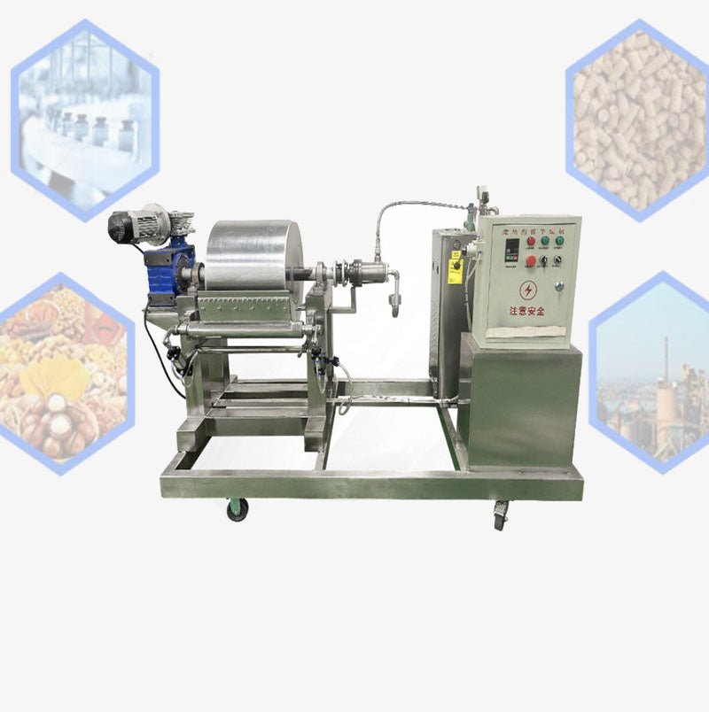 เครื่องอบแห้งแบบลูกกลิ้ง (Drum Dryer Machine) 380V 18KW 120-170°C φ500 มม. × 400 มม.