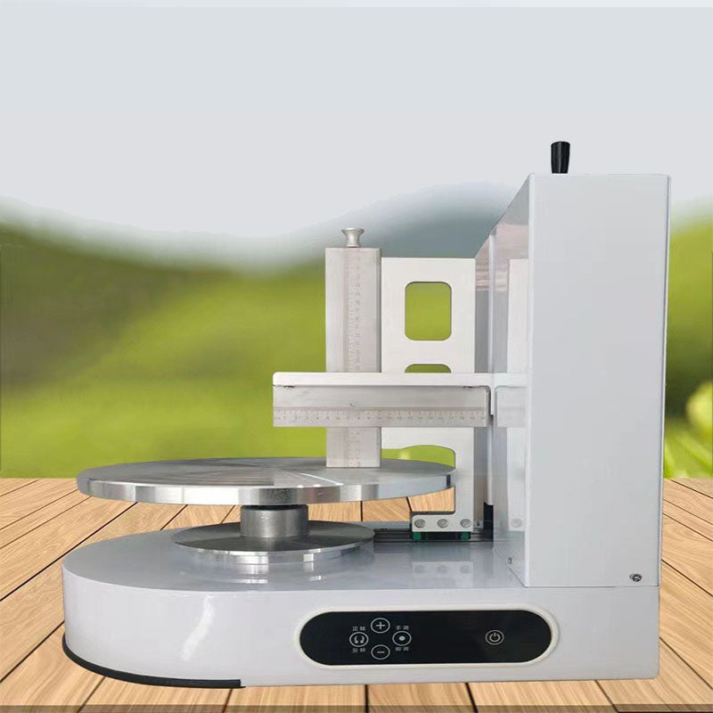 เครื่องทาเค้กด้วยครีม Automatic Cake Cream Spreading Machine 220-240V/50Hz 0.2KW สำหรับเค้ก 4-12 นิ้ว