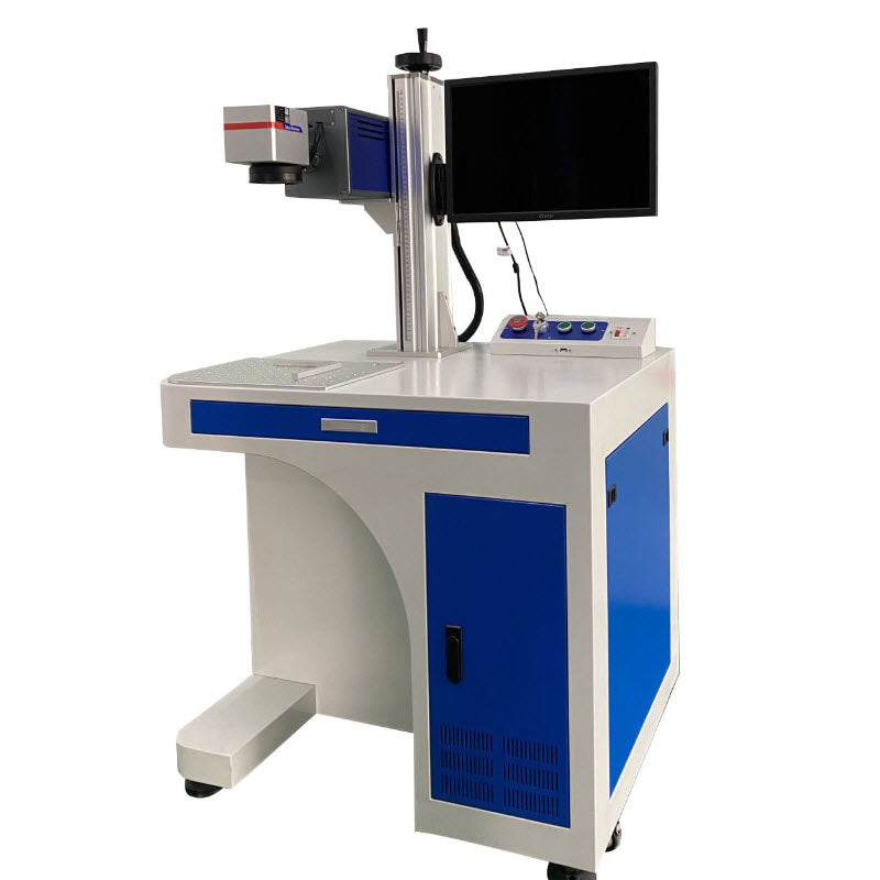 เครื่องมาร์กเลเซอร์ CO2 แบบตู้ CO2 Cabinet Laser Marking Machine 40W 1060nm 800-1000W ±5%