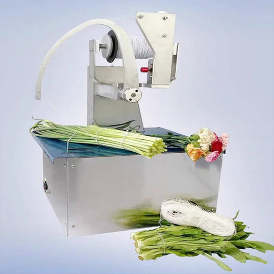เครื่องรัดผัก Automatic Vegetable Bundling Machine AC200-240V 50/60HZ เฟสเดียว DC24V 120W 1 วินาที/ครั้ง