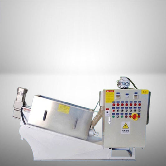 เครื่องอัดตะกอน Screw Press Machine รุ่น: DYDL วัสดุ: 201 กำลังไฟ: 3.3 / 6.6