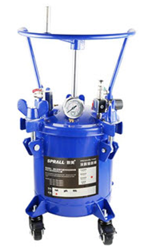 SP-PT-MH10 ถังแรงดันลมเคลือบสี 10L พร้อมกวนมือ อุปกรณ์สำหรับช่างซ่อมบำรุงและงานอุตสาหกรรม ใช้งานง่ายและทนทาน