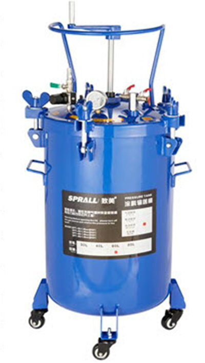 SP-PT-MH ถังแรงดันลมเคลือบสี 50L พร้อมกวนมือ เหมาะสำหรับช่างและงานอุตสาหกรรม ใช้งานง่าย ทนทานและปลอดภัย