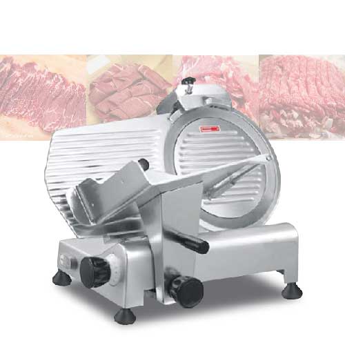 เครื่องสไลด์เนื้อ เครื่องสไลด์หมู เครื่องหั่นหมู กึ่งอัตโนมัติ ใบมีด12นิ้ว  300ES-12