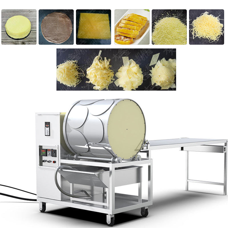 เครื่องย่างแป้ง Egg roll wrapper แป้งนิ่ม แป้งห่อไข่ ม้วน บะหมี่ไข่ melet wrapper machine can fry sushi egg wrapper
