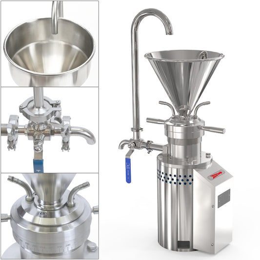 เครื่องบดเปียก Colloid Mill Machine เครื่องบดถั่ว เครื่องบดไฟฟ้า แบบแนวตั้ง