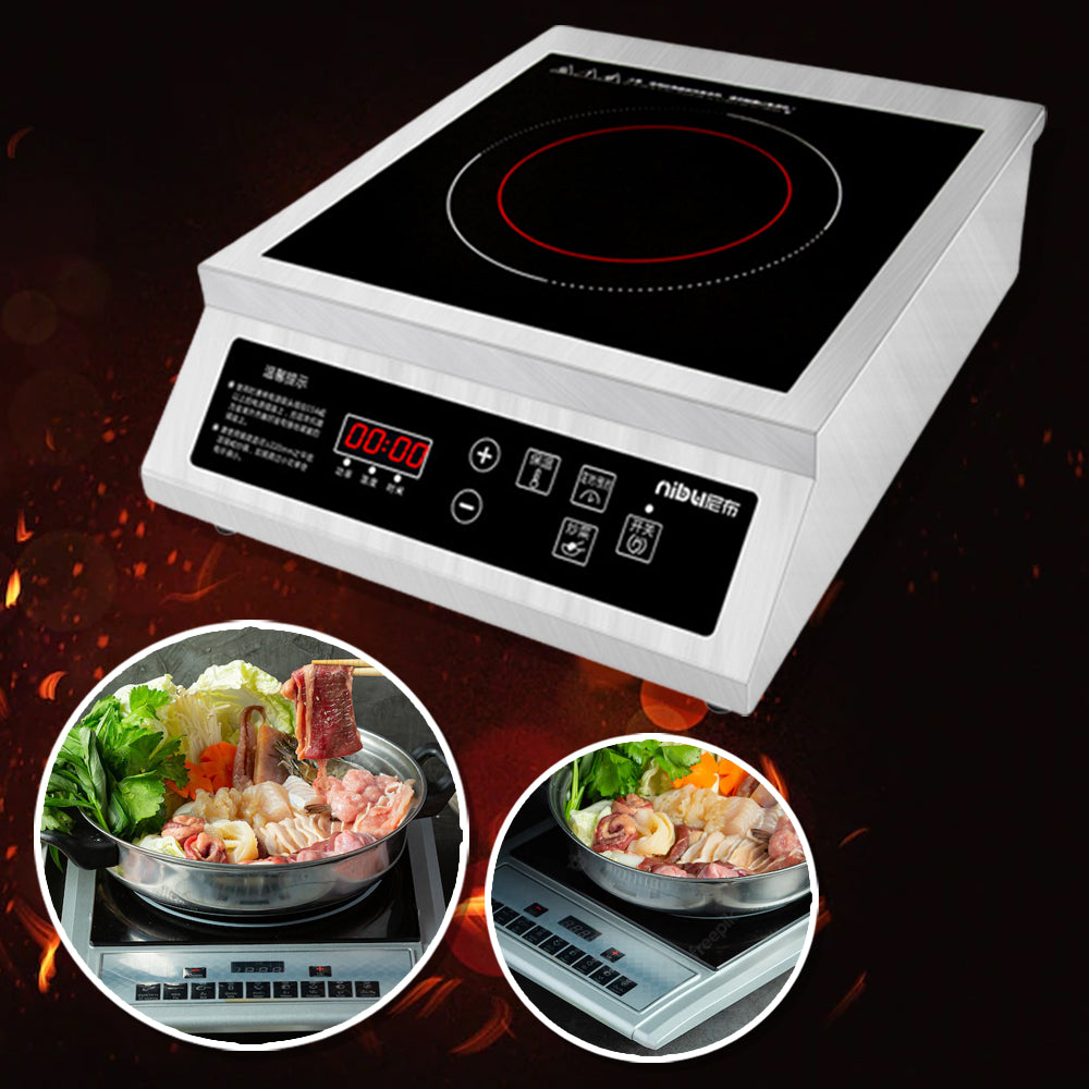 เตาแม่เหล็กไฟฟ้า Induction Cooker รุ่น SB15003 กำลังไฟสูงสุด 3500 วัตต์ รับน้ำหนักได้ 100 กิโลกรัม