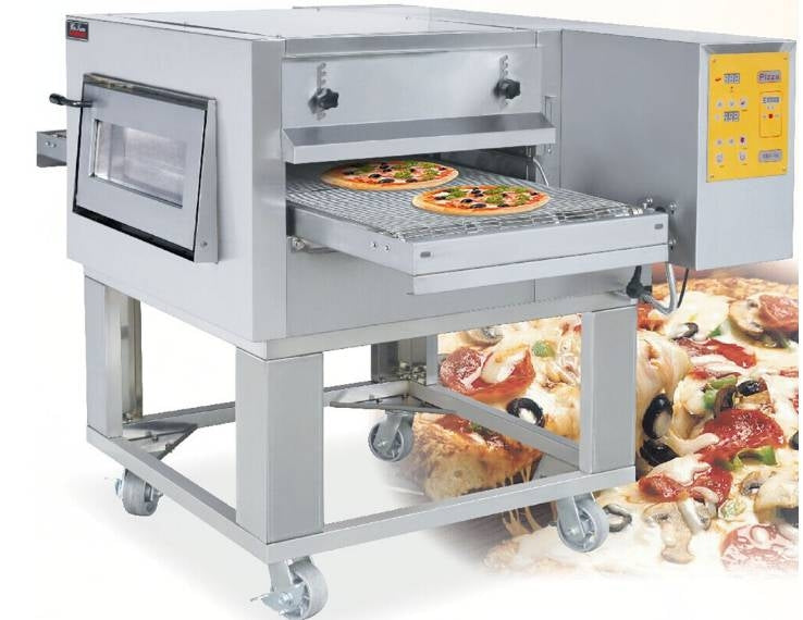 รางอบพิซซ่า ไฟฟ้าแก๊ส Electric/Gas conveyor pizza oven - High-efficiency cooking, perfect for pizzerias, restaurants, and catering needs