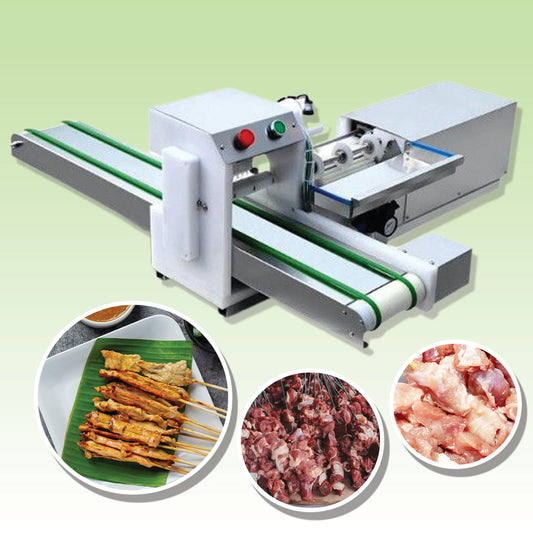 เครื่องเสียบหมูปิ้งไฟฟ้า เครื่องเสียบไม้ รุ่น KG-2000 บล็อคขนาด 15 ซม. สำหรับไม้ยาว 23 ซม. ไม่รวมปั๊มลม