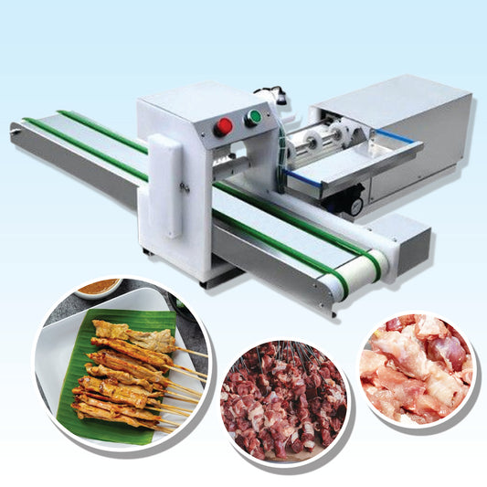 เครื่องเสียบหมูสะเต๊ะไฟฟ้า เครื่องเสียบไม้ รุ่น KG-2000 สำหรับบล็อคขนาด 15 ซม. สำหรับไม้ยาวไม่เกิน 17 ซม. ไม่รวมปั๊มลม