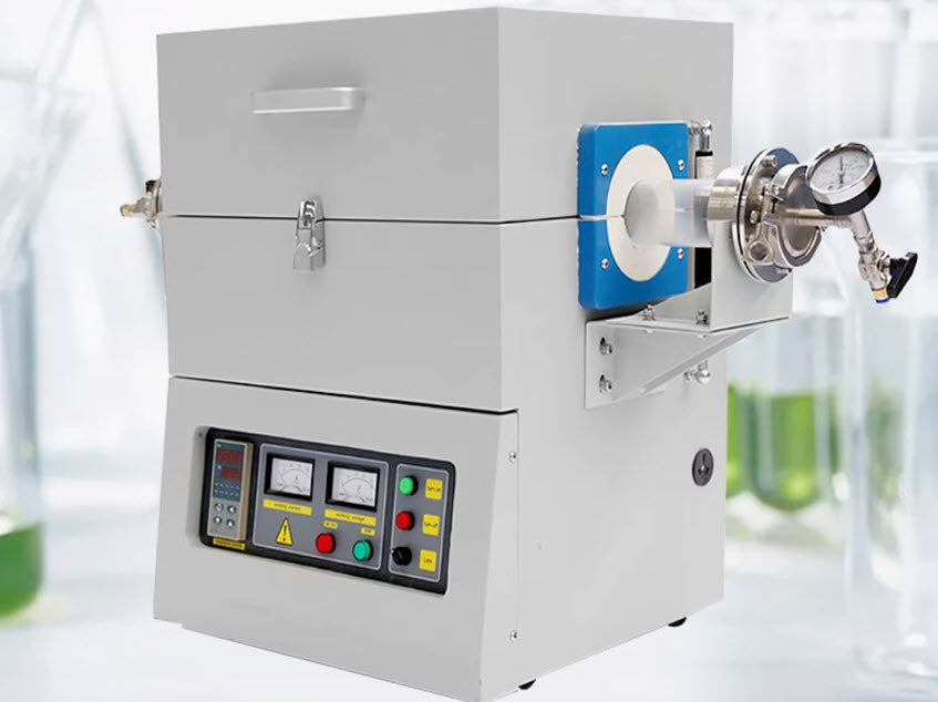 เตาเผาแบบท่อควบคุมอุณหภูมิอัจฉริยะ เตาหลอดแก้ว XU-SK2-2-12TPA2 1,200°C
