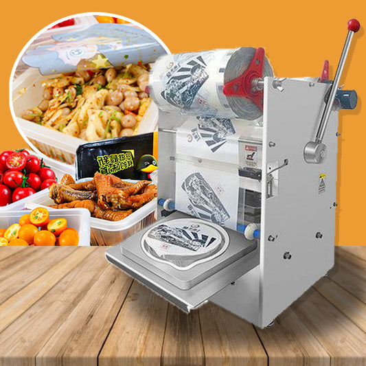 เครื่องซีลฝากล่องอาหาร Semi-Auto Bowl Sealing Machine รุ่น WN-SDYW เส้นผ่านศูนย์กลาง 120 มม. เครื่องซีลฝาถ้วย