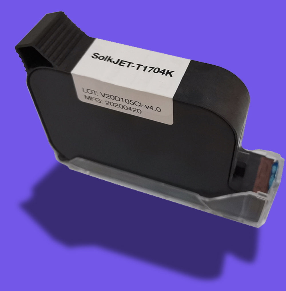 หมึกสำหรับเครื่องพิมพ์วันที่ Handheld Smart Inkjet Coding Machine รุ่น IQ800-N-BL แบบแห้งเร็ว สีดำ