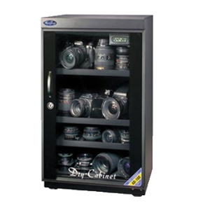 ตู้กำจัดความชื้น (Dry Cabinet) รุ่น DHC-80 ขนาด 80 ลิตร เหมาะสำหรับกล้องและอุปกรณ์อิเล็กทรอนิกส์ ป้องกันความชื้นและเชื้อรา