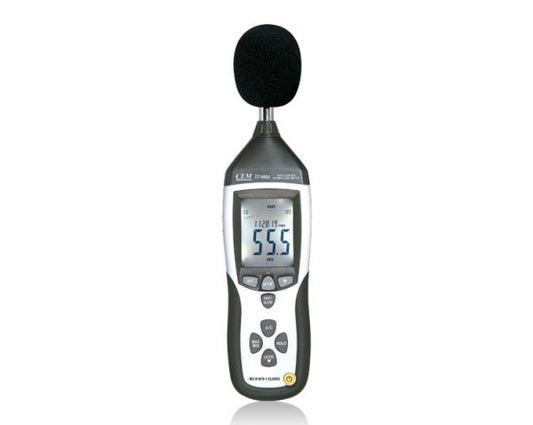 DT-8852 CEM Sound Level Meter เครื่องวัดเสียง Digital Noise Measurement Tool with LCD Display, Battery Operated, Accurate Sound Level Readings