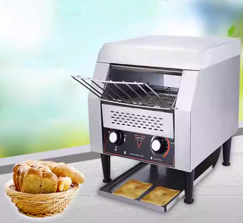 เครื่องปิ้งขนมปังสายพาน Electric Conveyer Toaster Machine J-ECT-150 1340W 1