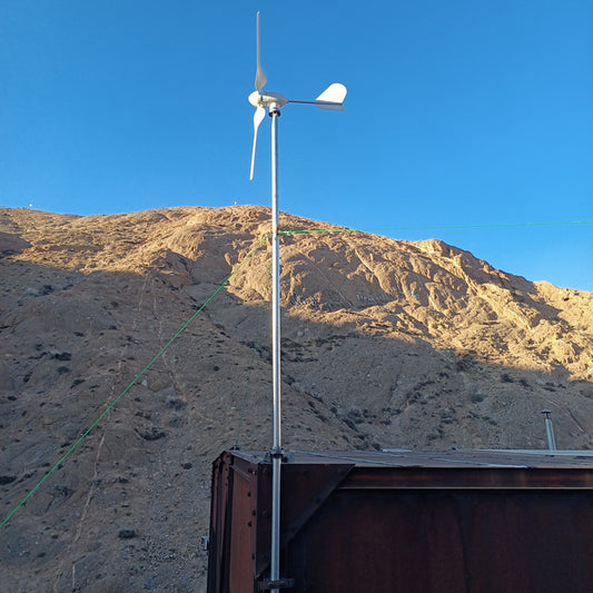 กังหันลม ปั่นไฟ 24V48V220V horizontal axis wind turbine สำหรับผลิตไฟฟ้าใช้ในบ้านหรืออุตสาหกรรม ขนาดใหญ่ ทนทาน ประหยัดพลังงาน