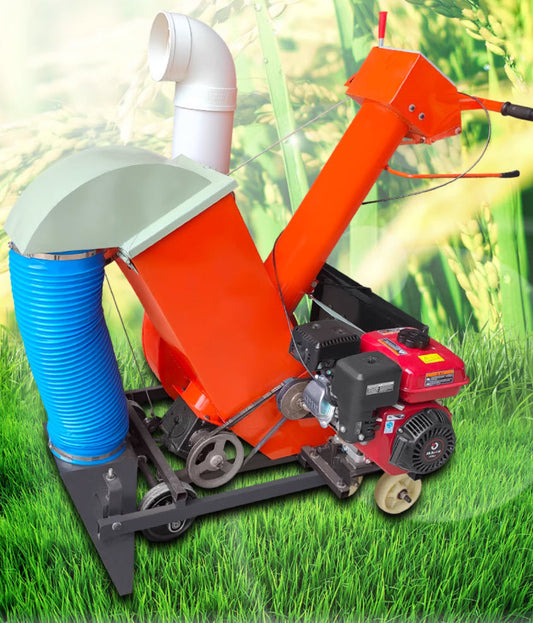 เครื่องเก็บและดูด ผงและข้าวเปลือก wind suction grain harvester JX-80F