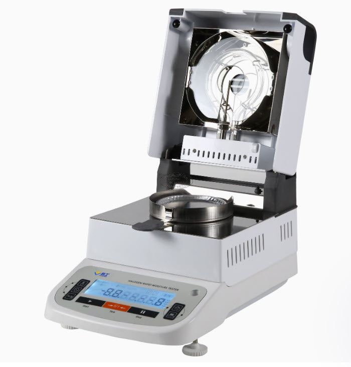 เครื่องวัดความชื้นในอาหาร ความชื้นสัมพัทธ์ วัสดุ LGD-110A tester Rapid automatic detection halogen moisture meter Moisture meter