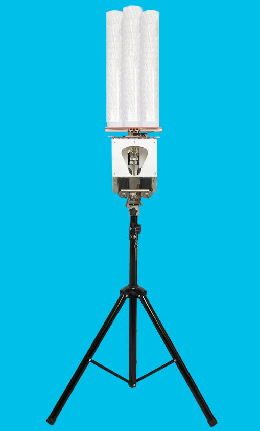 เครื่องส่งลูกแบดมินตันอัตโนมัติ badminton serving machine 120 ลูก