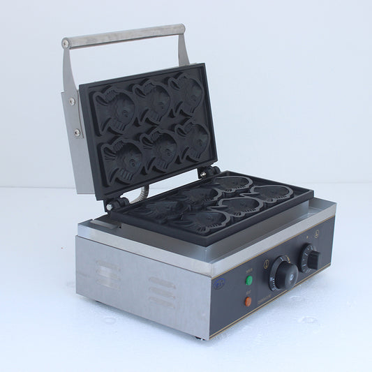 เครื่องทำวาฟเฟิลรูปปลา Fish waffle HY-112 10kg 1550วัตต์ 220V