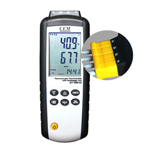 เครื่องวัดอุณหภูมิ Digital Thermo Meter รุ่น DT-3891G / CEM / 4 Channal
