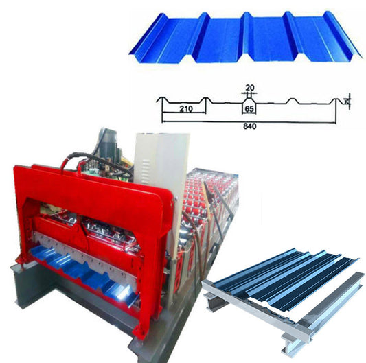 เครื่องขึ้นรูปทำหลังคา metal sheet tile press 840 roof tile – Heavy-duty metal roof tile press for durable roofing solutions, ideal for construction use.