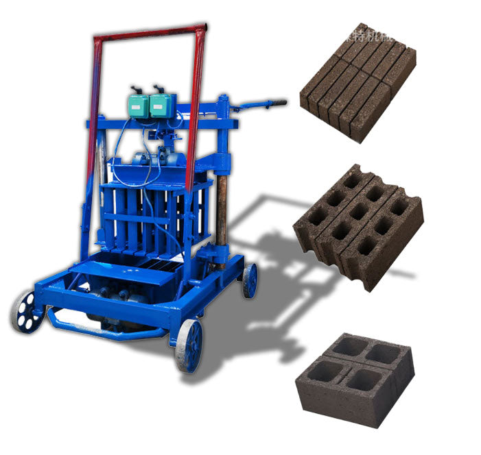 เครื่องอัดอิฐบล็อก เครื่องทำอิฐขนาดเล็ก 1.6KN 0.2t Small household Hollow brick Cement making machine