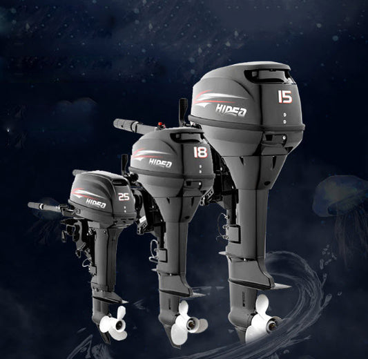 มอเตอร์ติดเรือ HIDEA Motor Guide แบบใช้น้ำมัน 4 จังหวะ ประสิทธิภาพสูง พร้อมระบบระบายความร้อน เหมาะกับการตกปลาและท่องเที่ยวทางน้ำ
