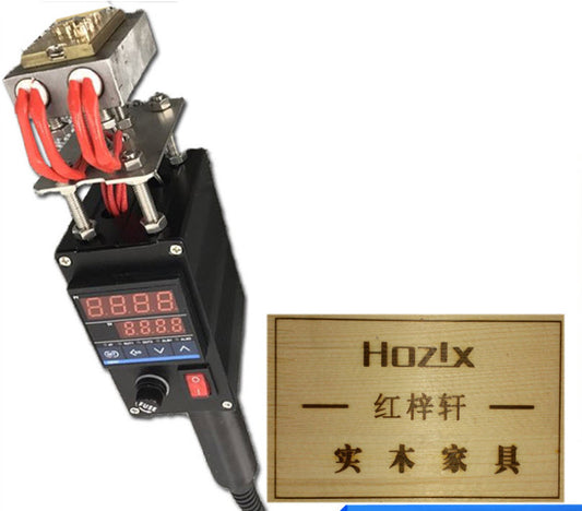 เครื่องปั๊มร้อนไม้ไผ่ hot stamping machine bamboo YD-SX101 for Crafts, Durable Design, High Precision, Ideal for Woodworking Projects