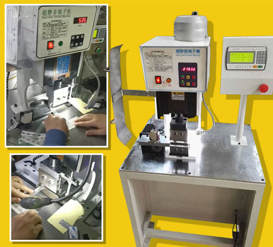 เครื่องย้ำสายแพร สายไฟฟ้า Xinlida automatic frequency machine (membrane switch) automatic feedingmodel XLD-03