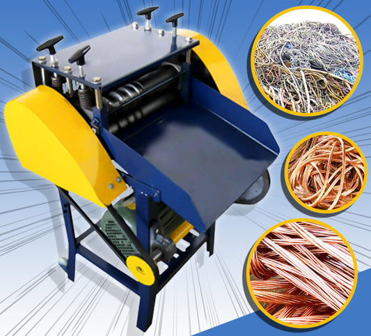 เครื่องลอกสายไฟ สายทองแดง ELECTRIC WASTE WIRE STRAPPING MACHINE