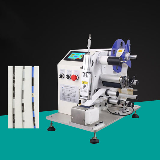 เครื่องแปะฉลากสายไฟ Semi-automatic labeling machine, automatic labeling machine