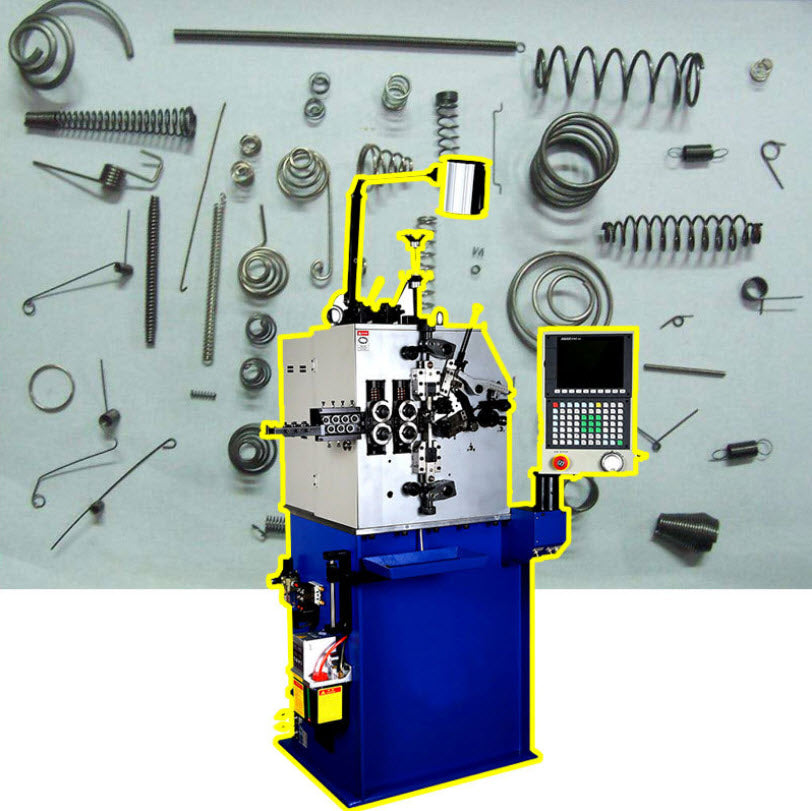 เครื่องทำสปริง ดัดสปริง Independent spring tube production machinery equipment hanger brooch pin paper clip spring button production equipment machine