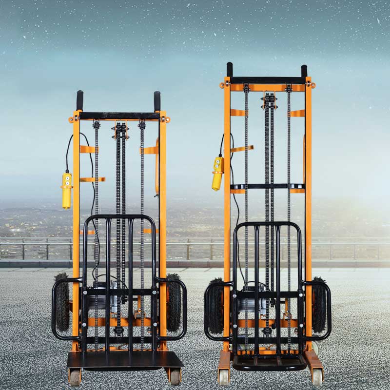 รถเข็นยกของไฟฟ้า Electric Stacker Lift ยกสูง 3 เมตร รับน้ำหนักได้สูงสุด 200 กิโลกรัม