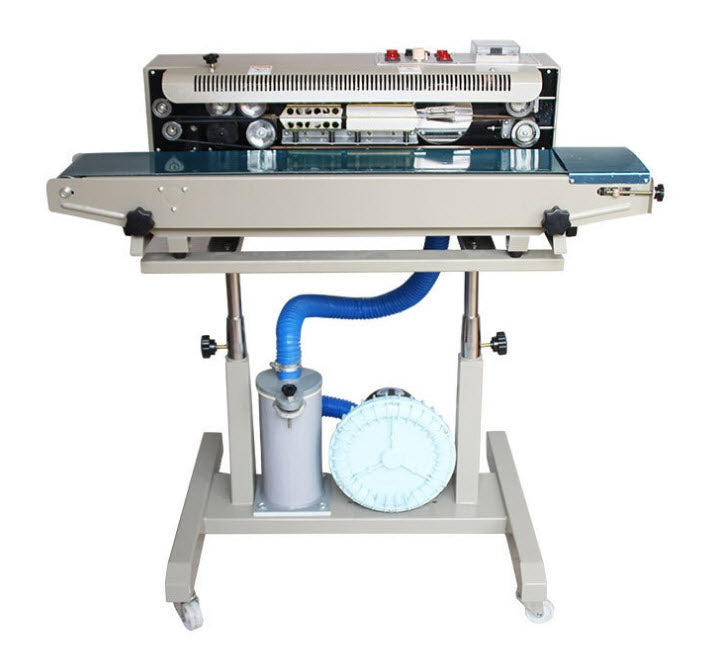 เครื่องซีลสายพาน เติมเป่าลม YT-FR1000Q-1318 กำลัง 750วัตต์ เหมาะสำหรับงานอุตสาหกรรม ซีลแน่นทนทาน ใช้งานง่าย