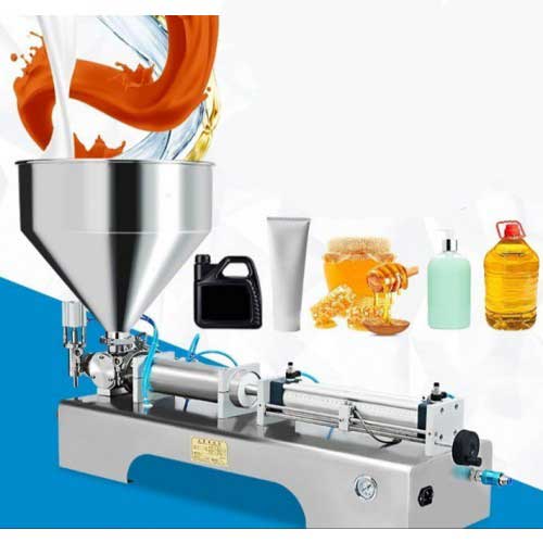 เครื่องบรรจุของเหลว G1WG สำหรับของเหลวหนืด Liquid Filling Machine แบบ 1 หัวจ่าย ทำจากสเตนเลส