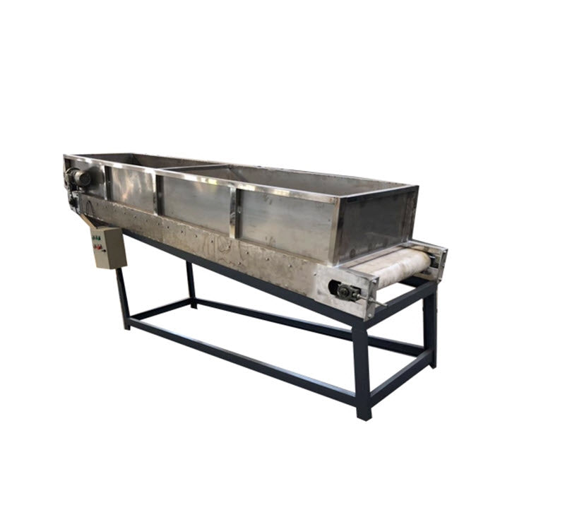 เครื่องอบแผ่นสแตนเลส โรงโม่แป้งแบบแยกหิน สายพานลำเลียงแป้ง สำหรับแปรรูปเส้นก๋วยเตี๋ยว