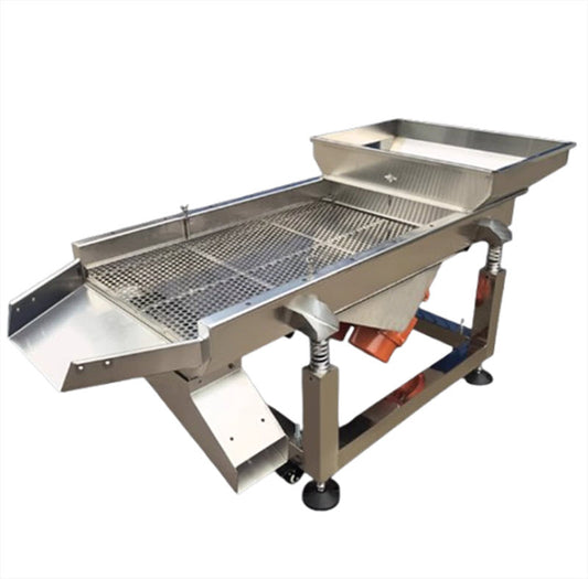 เครื่องสั่นตะแกรงอุตสาหกรรมสแตนเลส 220V กรองทรายแมวและอาหาร พลาสติกสำหรับกุ้งมังกร