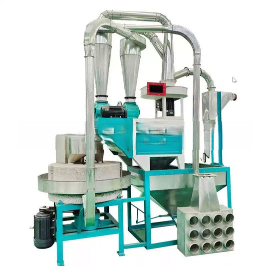 โรงโม่แป้งอัตโนมัติ ขนาดใหญ่ สำหรับบดข้าวสาลีและข้าวโพด รุ่นใหม่ ประสิทธิภาพสูง