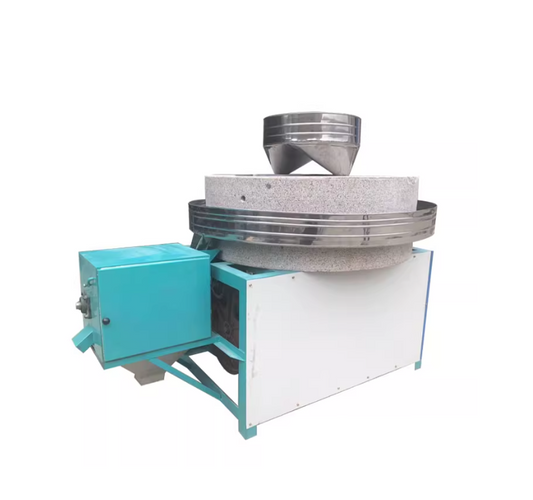 โรงโม่หินไฟฟ้าเชิงพาณิชย์ ขนาดใหญ่ สำหรับบดเมล็ดข้าวสาลี รองรับการบดแป้งและรำอัตโนมัติ