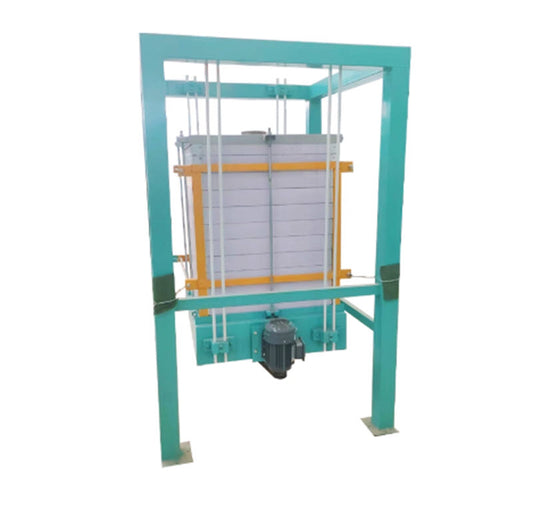 ตะแกรงแบนหลายชั้นถังเดี่ยว ตะแกรงร่อนแป้งประสิทธิภาพสูงถังเดี่ยว อุปกรณ์ร่อนแป้งราคาโรงงาน เครื่องร่อนแบบสั่น เครื่องร่อนร่อนแป้งสำหรับโรงสีแป้ง