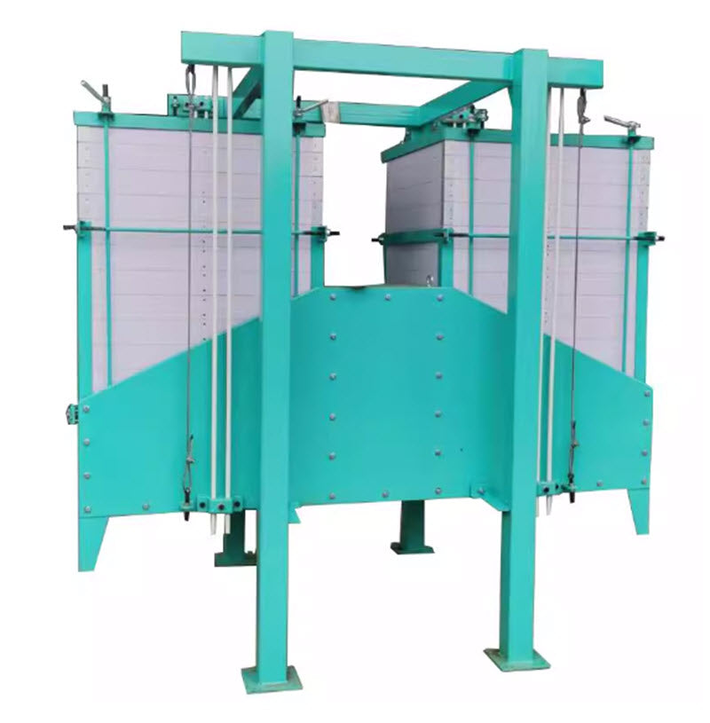 โรงสีป้อนอาหารแบบถังคู่แบบแบน โรงสีแป้ง โรงสีแป้งแบบเม็ด โรงคัดแยกวัสดุ โรงคัดแยกเกรด โรงคัดเกรดแป้ง โรงสีแป้ง