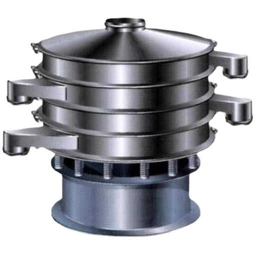 เครื่องสั่นแบบหมุนสแตนเลส เครื่องสั่นแบบวงกลม เครื่องสั่นขนาดเล็ก เครื่องร่อนผงสำหรับโรงงานอาหารและยา เครื่องคัดแยกผง เครื่องคัดแยกสี โรงสีแป้ง