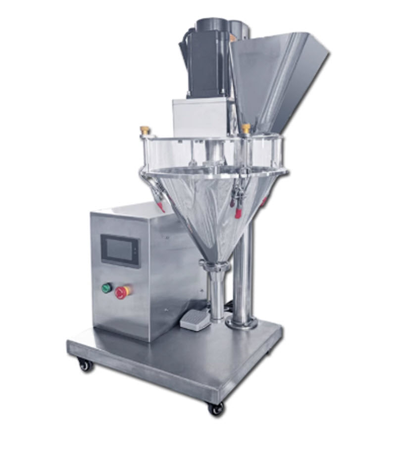 เครื่องบรรจุผงแบบป้อนสกรูอัตโนมัติเต็มรูปแบบขนาดเล็ก Guanchi เครื่องชั่ง เครื่องบรรจุผงคาร์บอนเชิงปริมาณ เครื่องบรรจุผงกาแฟผงแบบตั้งโต๊ะความจุขนาดใหญ่ เครื่องบรรจุผงโปรตีน แป้ง นมผง และผงยา เครื่องบรรจุผงชั่งน้ำหนักสำหรับโรงสีแป้ง