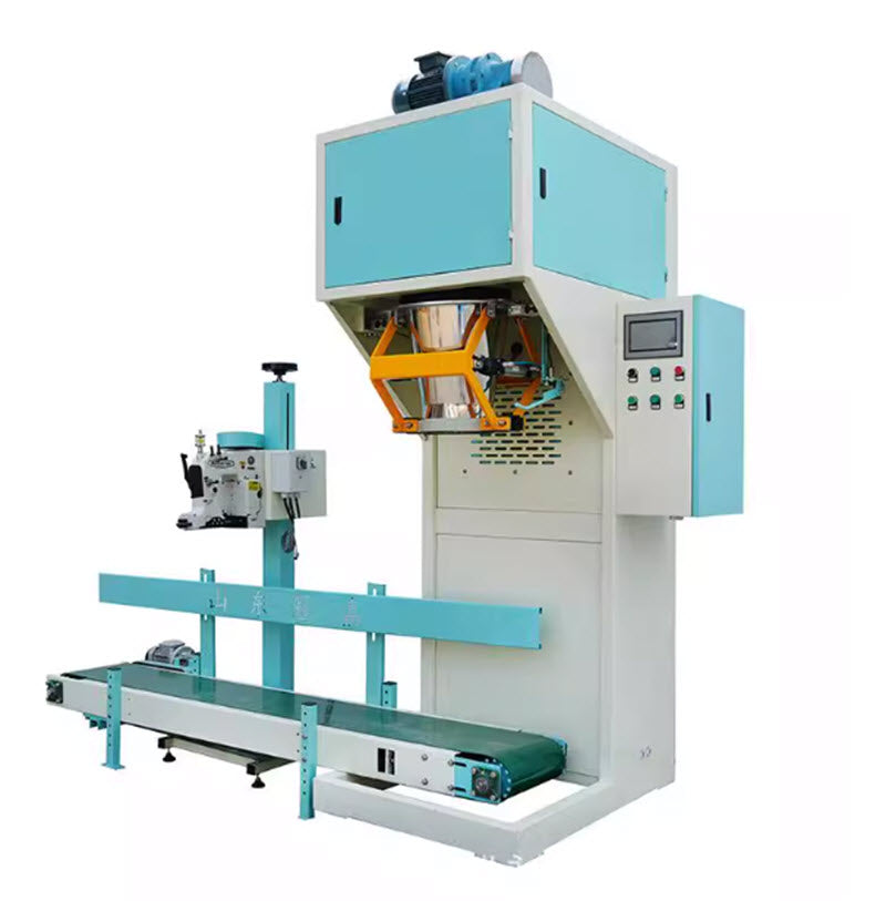 เครื่องชั่งบรรจุแป้งข้าวโพดเชิงปริมาณ เครื่องชั่งบรรจุแป้งเชิงปริมาณ เครื่องชั่งน้ำหนักและบรรจุ เครื่องบรรจุถุงอัตโนมัติ เครื่องชั่งและบรรจุถุงสำหรับโรงสีแป้ง